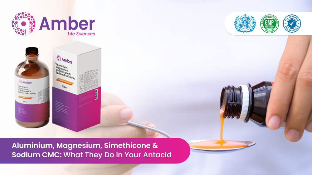 Aluminium, Magnesium, Simethicone & Sodium CMC: What They Do in Your Antacid