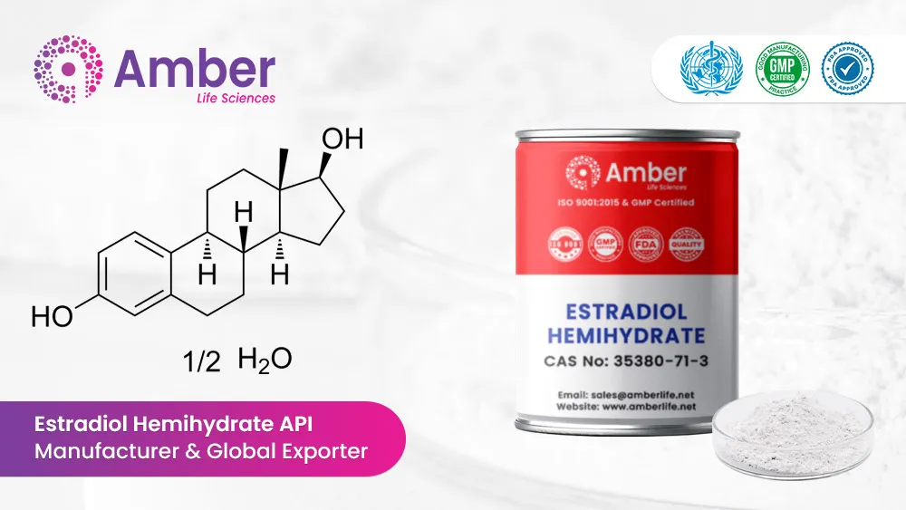 Estradiol Hemihydrate API Manufacturer & Global Exporter